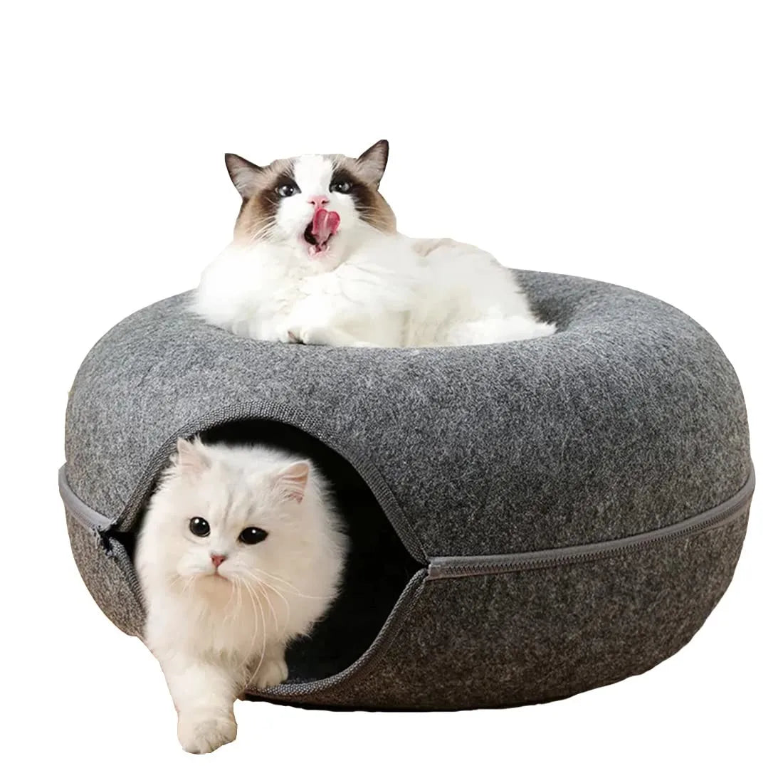 Cozy Tunnel Cat Bed